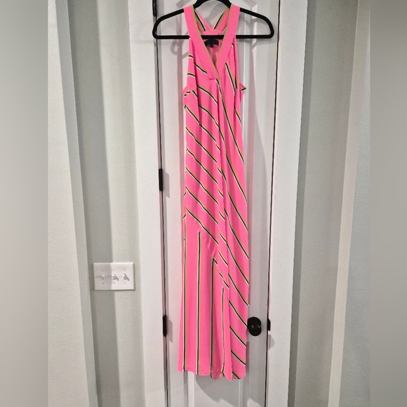 RACHEL Rachel Roy April Maxi Dress, Pink Combo, Size M, EUC - Picture 1 of 11